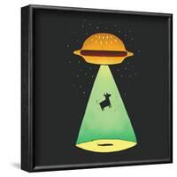 Burger Abduction-Michael Buxton-Framed Art Print