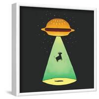 Burger Abduction-Michael Buxton-Framed Art Print