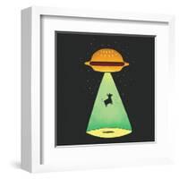 Burger Abduction-Michael Buxton-Framed Art Print