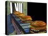 Burger Factory, Artwork-Christian Darkin-Stretched Canvas