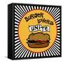 Burger Lovers Unite-Kate Ward Thacker-Framed Stretched Canvas