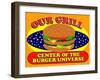 Burger Universe-Mark Frost-Framed Giclee Print