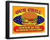 Burger Universe-Mark Frost-Framed Giclee Print