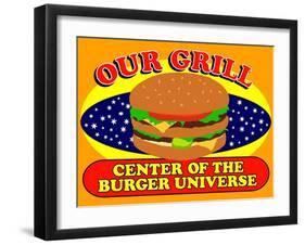 Burger Universe-Mark Frost-Framed Giclee Print