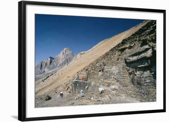 Burgess Shale Fossil Quarry-Alan Sirulnikoff-Framed Photographic Print