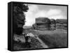 Burgh Castle Walls-J. Chettlburgh-Framed Stretched Canvas