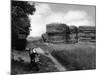 Burgh Castle Walls-J. Chettlburgh-Mounted Photographic Print
