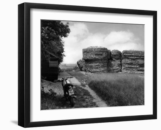 Burgh Castle Walls-J. Chettlburgh-Framed Photographic Print