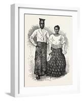 Burghers of Ceylon, Sri Lanka-null-Framed Giclee Print