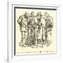 Burghers of Laone Discussing their Charter-null-Framed Giclee Print