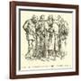 Burghers of Laone Discussing their Charter-null-Framed Giclee Print