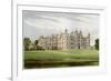 Burghley House, Lincolnshire, Home of the Marquis of Exeter, C1880-Benjamin Fawcett-Framed Giclee Print