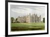 Burghley House, Lincolnshire, Home of the Marquis of Exeter, C1880-Benjamin Fawcett-Framed Giclee Print