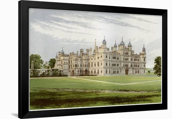 Burghley House, Lincolnshire, Home of the Marquis of Exeter, C1880-Benjamin Fawcett-Framed Giclee Print