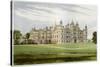 Burghley House, Lincolnshire, Home of the Marquis of Exeter, C1880-Benjamin Fawcett-Stretched Canvas