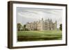 Burghley House, Lincolnshire, Home of the Marquis of Exeter, C1880-Benjamin Fawcett-Framed Giclee Print