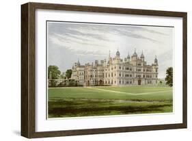 Burghley House, Lincolnshire, Home of the Marquis of Exeter, C1880-Benjamin Fawcett-Framed Giclee Print