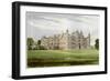 Burghley House, Lincolnshire, Home of the Marquis of Exeter, C1880-Benjamin Fawcett-Framed Giclee Print