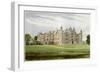 Burghley House, Lincolnshire, Home of the Marquis of Exeter, C1880-Benjamin Fawcett-Framed Giclee Print