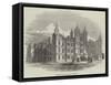 Burghley House, North Front-null-Framed Stretched Canvas