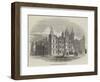 Burghley House, North Front-null-Framed Giclee Print