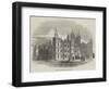 Burghley House, North Front-null-Framed Giclee Print