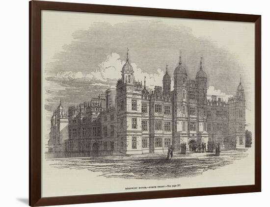 Burghley House, North Front-null-Framed Giclee Print