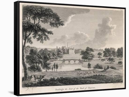 Burghley House-Paul Sandby-Framed Stretched Canvas