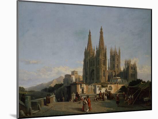 Burgos Cathedral, 1851-Francois Antoine Bossuet-Mounted Giclee Print