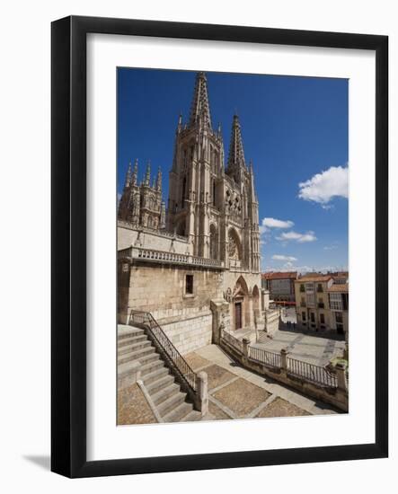 Burgos Cathedral, Burgos, Castilla Y Leon, Spain, Europe-Giles Bracher-Framed Photographic Print