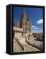 Burgos Cathedral, Burgos, Castilla Y Leon, Spain, Europe-Giles Bracher-Framed Stretched Canvas