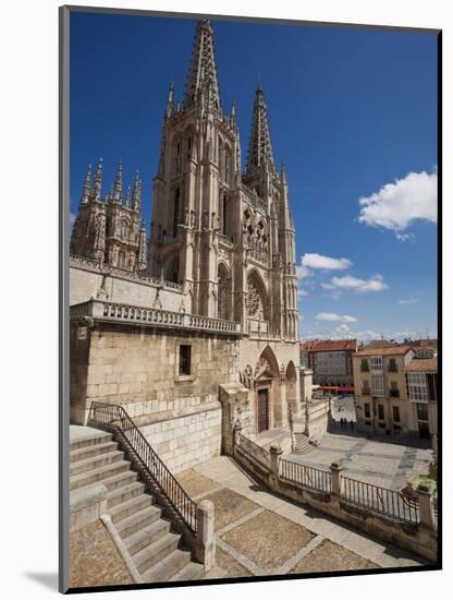 Burgos Cathedral, Burgos, Castilla Y Leon, Spain, Europe-Giles Bracher-Mounted Photographic Print