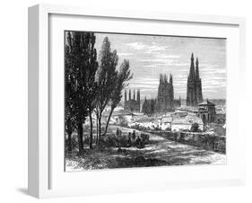 Burgos, Spain, 19th Century-null-Framed Giclee Print