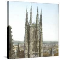 Burgos (Spain), the Cathedral, the Chancel's Tower-Leon, Levy et Fils-Stretched Canvas