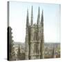 Burgos (Spain), the Cathedral, the Chancel's Tower-Leon, Levy et Fils-Stretched Canvas