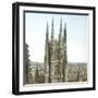 Burgos (Spain), the Cathedral, the Chancel's Tower-Leon, Levy et Fils-Framed Photographic Print