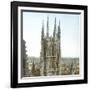 Burgos (Spain), the Cathedral, the Chancel's Tower-Leon, Levy et Fils-Framed Photographic Print