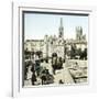 Burgos (Spain), View of the Cathderal and Saint Maria's Arch-Leon, Levy et Fils-Framed Photographic Print