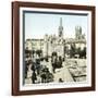 Burgos (Spain), View of the Cathderal and Saint Maria's Arch-Leon, Levy et Fils-Framed Photographic Print