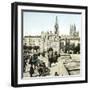 Burgos (Spain), View of the Cathderal and Saint Maria's Arch-Leon, Levy et Fils-Framed Photographic Print