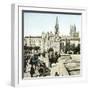 Burgos (Spain), View of the Cathderal and Saint Maria's Arch-Leon, Levy et Fils-Framed Premium Photographic Print