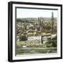 Burgos (Spain), View of the Cathedral Seen from the Castle-Leon, Levy et Fils-Framed Photographic Print