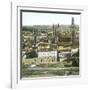 Burgos (Spain), View of the Cathedral Seen from the Castle-Leon, Levy et Fils-Framed Photographic Print