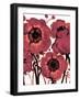 Burgundy Anemone-Natasha Wescoat-Framed Giclee Print