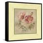 Burgundy Rose-Cheri Blum-Framed Stretched Canvas