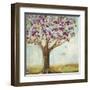 Burgundy Tree-Jill Martin-Framed Art Print