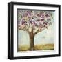 Burgundy Tree-Jill Martin-Framed Art Print