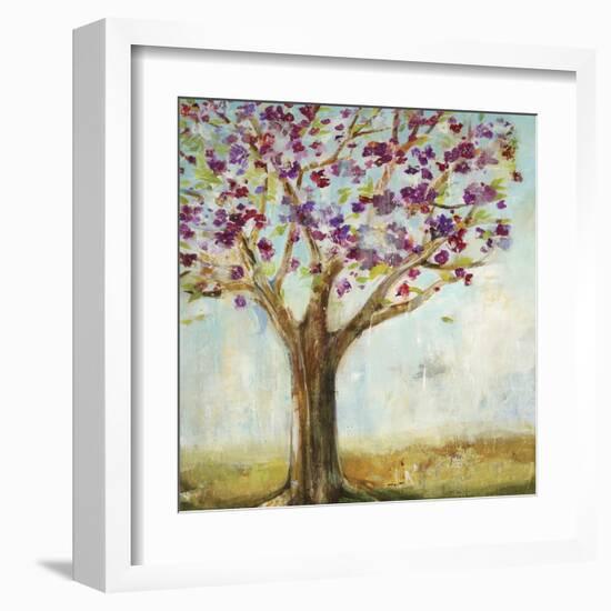 Burgundy Tree-Jill Martin-Framed Art Print