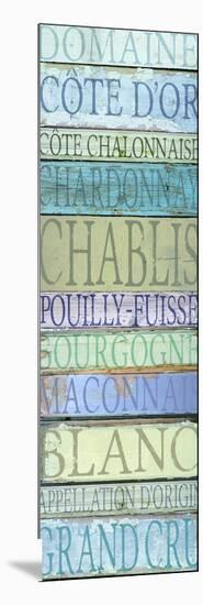 Burgundy Wines White-Cora Niele-Mounted Giclee Print