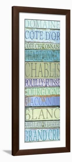 Burgundy Wines White-Cora Niele-Framed Giclee Print